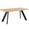 Mesa de comedor Lucia madera roble negro 200cm