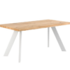 Mesa de comedor Lucia madera roble blanco 220cm