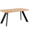 Mesa de comedor Lucia madera roble negro 220cm