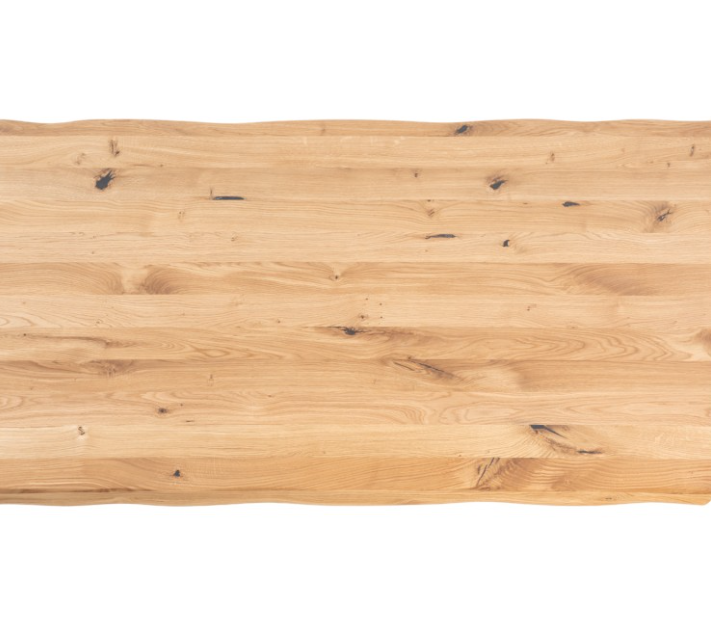 Mesa de comedor Lucia madera roble negro 180 cm