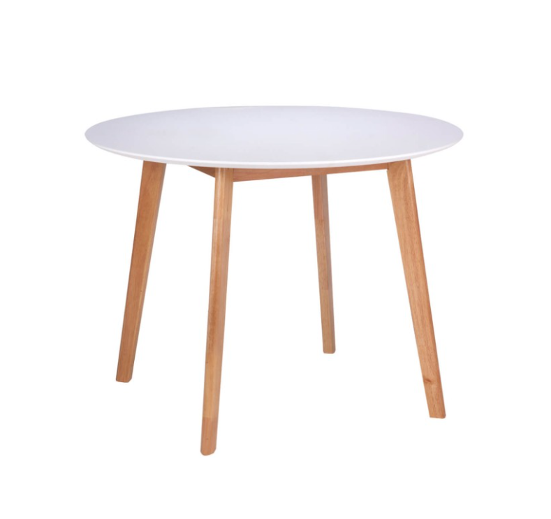 Mesa Monna madera blanco roble 100 cm