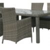 Mesa rattan gris maui 170x100