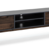 Mueble TV Nussa madera de pino gris antracita