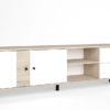 Mueble TV Sahara en color blanco mate 180x40cm