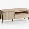 Mueble TV Budapest madera maciza de acacia 125x53 cm