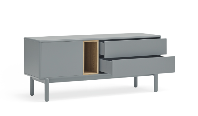 Corvo mueble TV gris perla140 cm