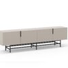 Mueble TV eldia 4 puertas crema 200 cm