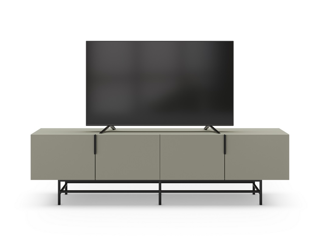 Mueble TV eldia 4 puertas verde 200 cm