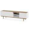 Mueble tv blanco mate roble Erika TV-190