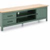 Mueble TV Miranda madera de pino verde 158 cm