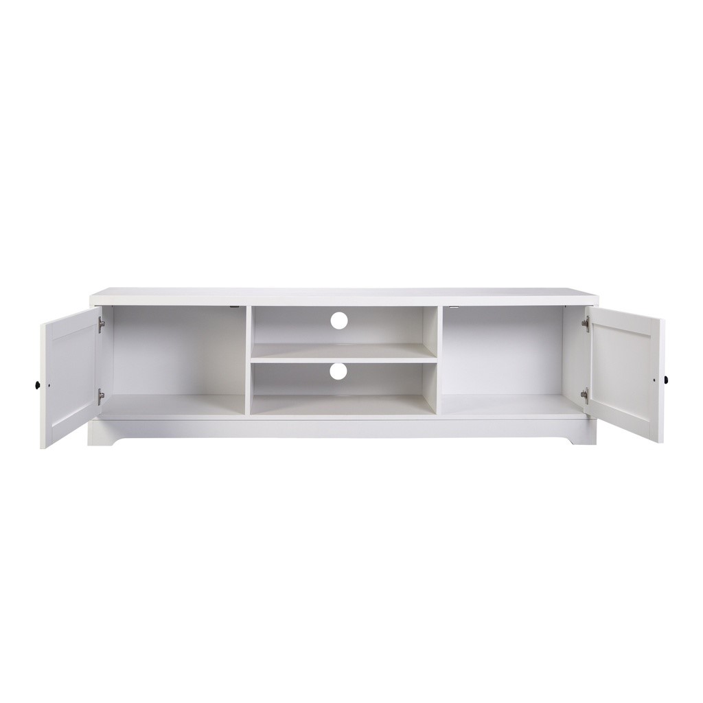 Mueble Tv Nevada blanco 160x39,5x46cm