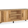 Mueble TV nordic en madera natual serigrafia 136x40cm