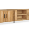 Mueble TV nordic en madera natual serigrafia 180x40cm