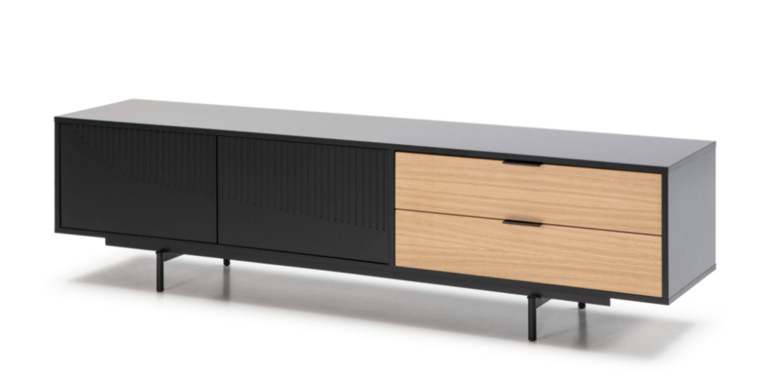 Mueble TV Padme DM negro roble