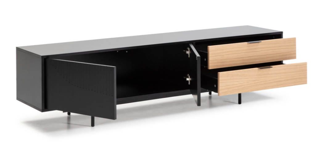 Mueble TV Padme DM negro roble