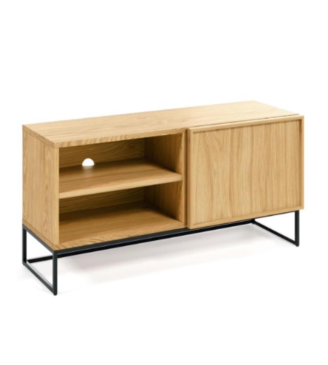 Mueble Tv Tanzania 1 puerta roble 112x42cm