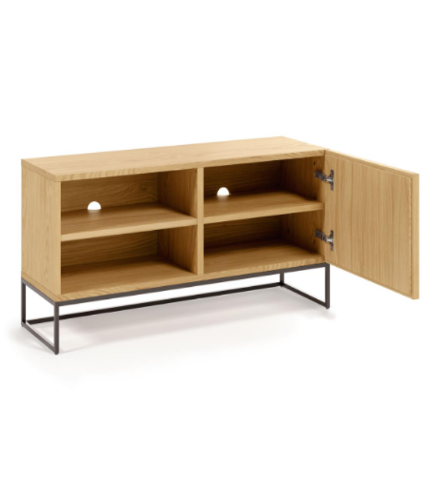 Mueble Tv Tanzania 1 puerta roble 112x42cm