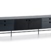 Mueble TV industrial Punto metal negro azul oscuro 180 cm