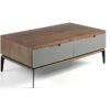 Mesa de centro Logano nogal gris taupe 120x70