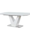 Mesa extensible Vivaz blanca 160-200x90x76cm