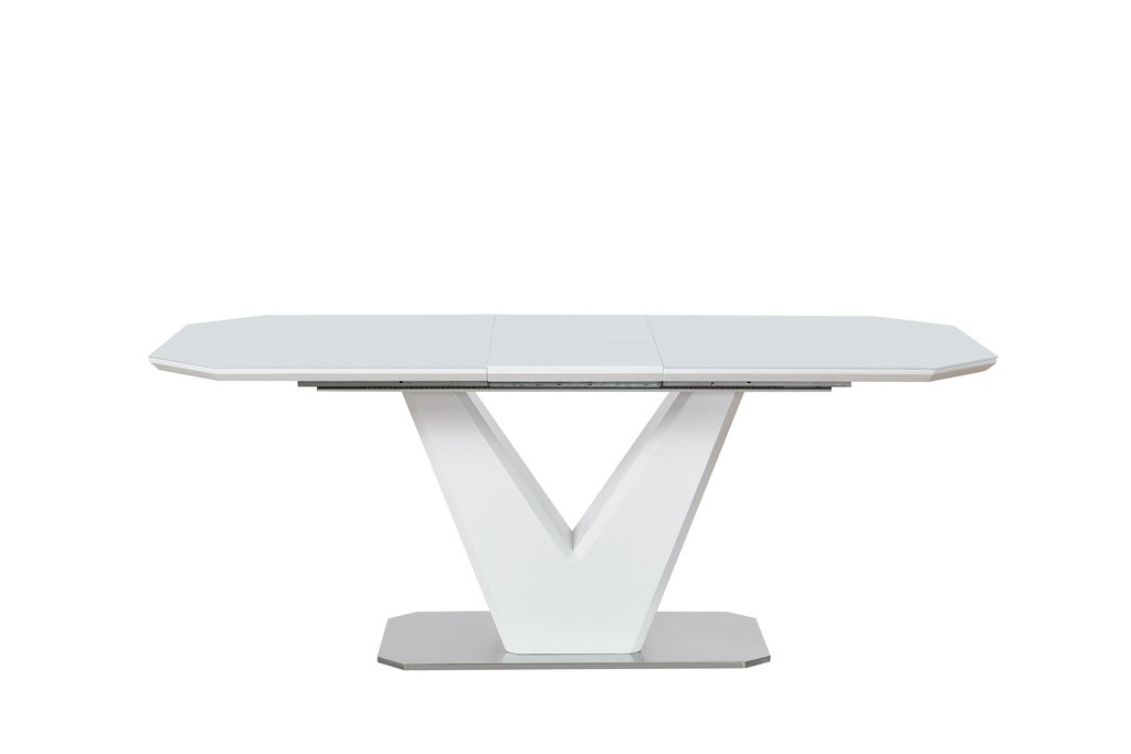 Mesa extensible Vivaz blanca 160-200x90x76cm