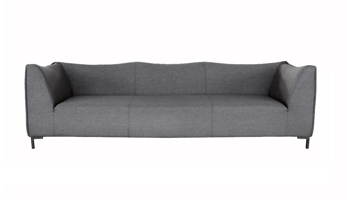 Naxos set Sofa esquinero 5 plazas terraza lounge tapizado gris