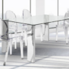 Mesa comedor mod. Salino blanco 150x90x76cm