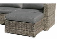 Sofa modular Lounge rattan color gris Maui