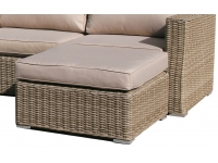 Sofa modular Lounge rattan color natural Kaui