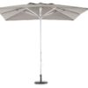 Parasol aluminio lona taupe 300 cm