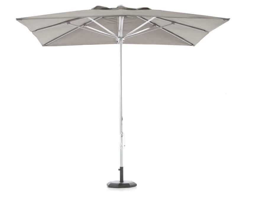 Parasol aluminio lona taupe 300 cm