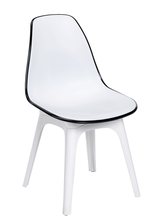 Silla Eos polipropileno blanco