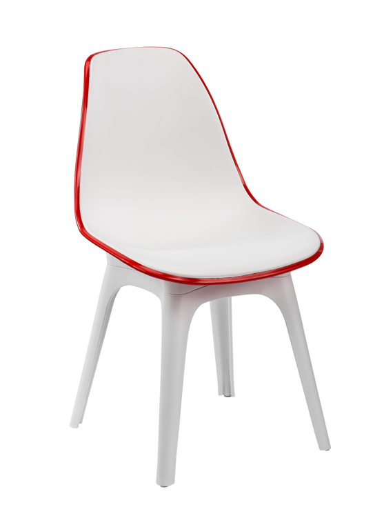 Silla Eos polipropileno blanco