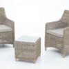 Set sillones rattan natural Dino