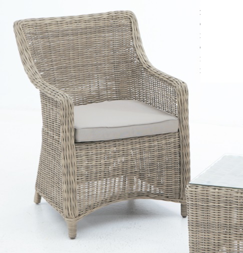 Set sillones rattan natural Dino