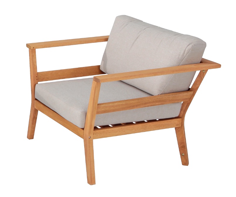 Set Hanna sofa de terraza madera natural