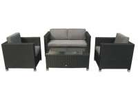 Set sofas rattan Kenia 4 plazas