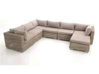 Modular esquinero Java rattan natural