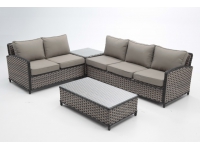 Set sofas rattan marron Gala