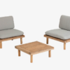 Set Santorini de 2 sillones y 1 mesa