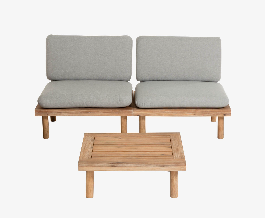 Set Santorini de 2 sillones y 1 mesa