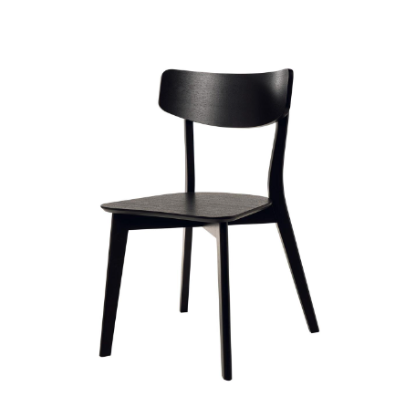 Silla Alaia color negro