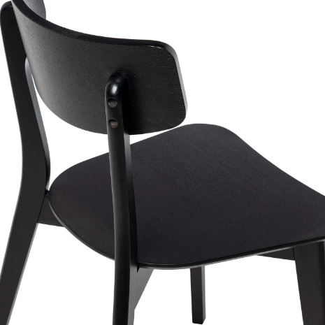 Silla Alaia color negro