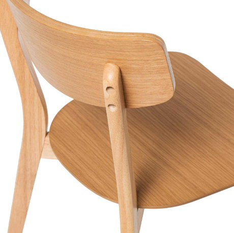 Silla Alaia color roble