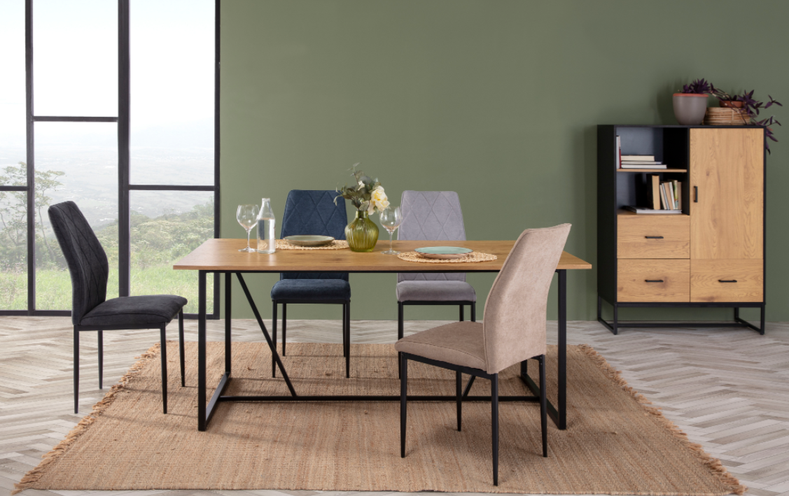 Silla de comedor Atenas tela beige