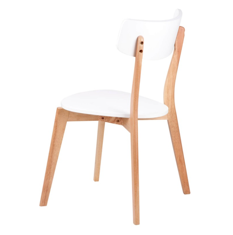 Silla Ava madera roble blanco