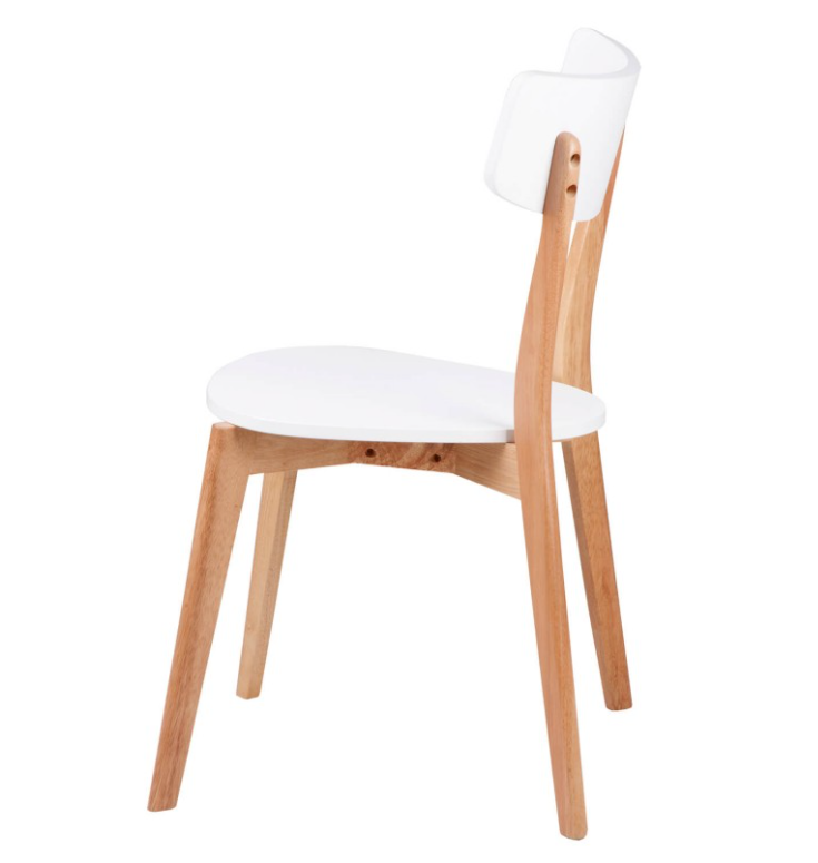 Silla Ava madera roble blanco