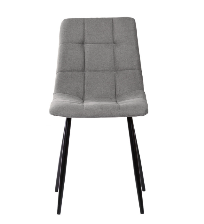 Silla Bimba tela color gris claro