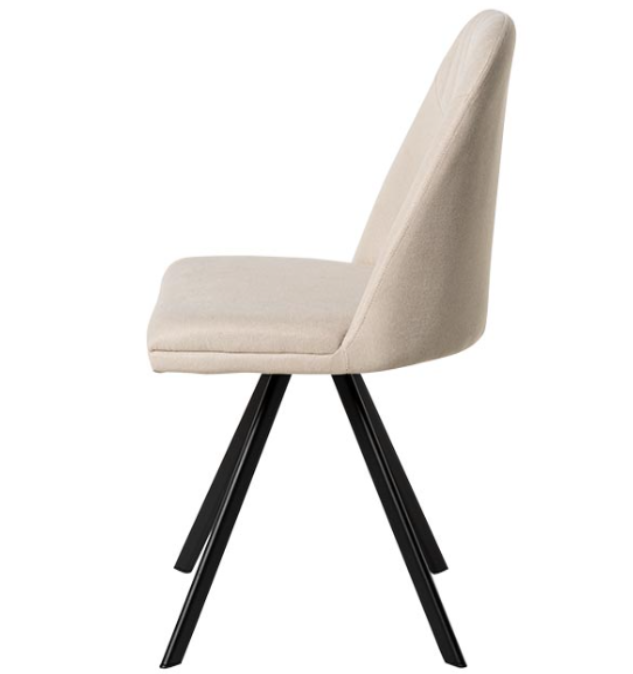 Silla Cris giratoria 180º beige