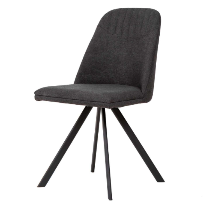 Silla Cris giratoria 180º gris oscura